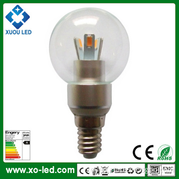 3W Globe Light with Samsung SMD5630 LED Chip E12/E17/E14/B15